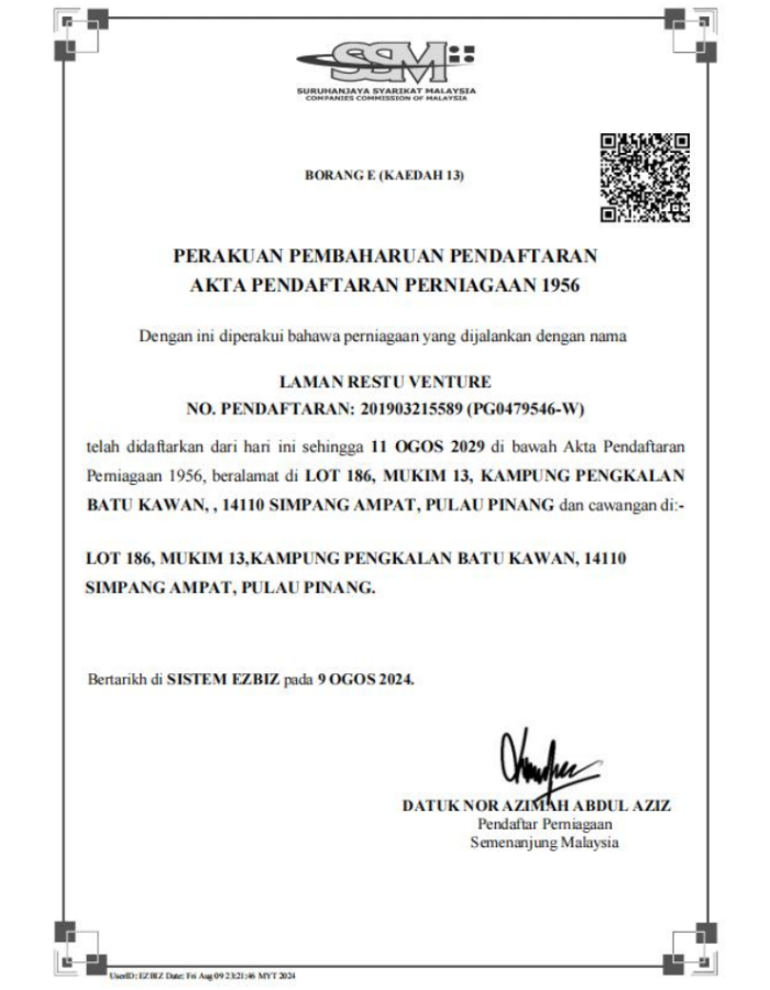 SALINANDOKUMENPERAKUANPENDAFTARAN